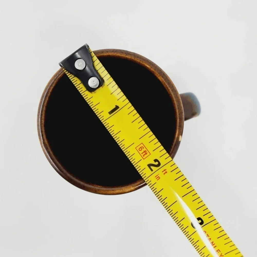 Caffe D'Vita Stoneware Vintage Glazed Expresso Mug Set of 2 Drinkware